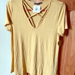 Women’s yellow top